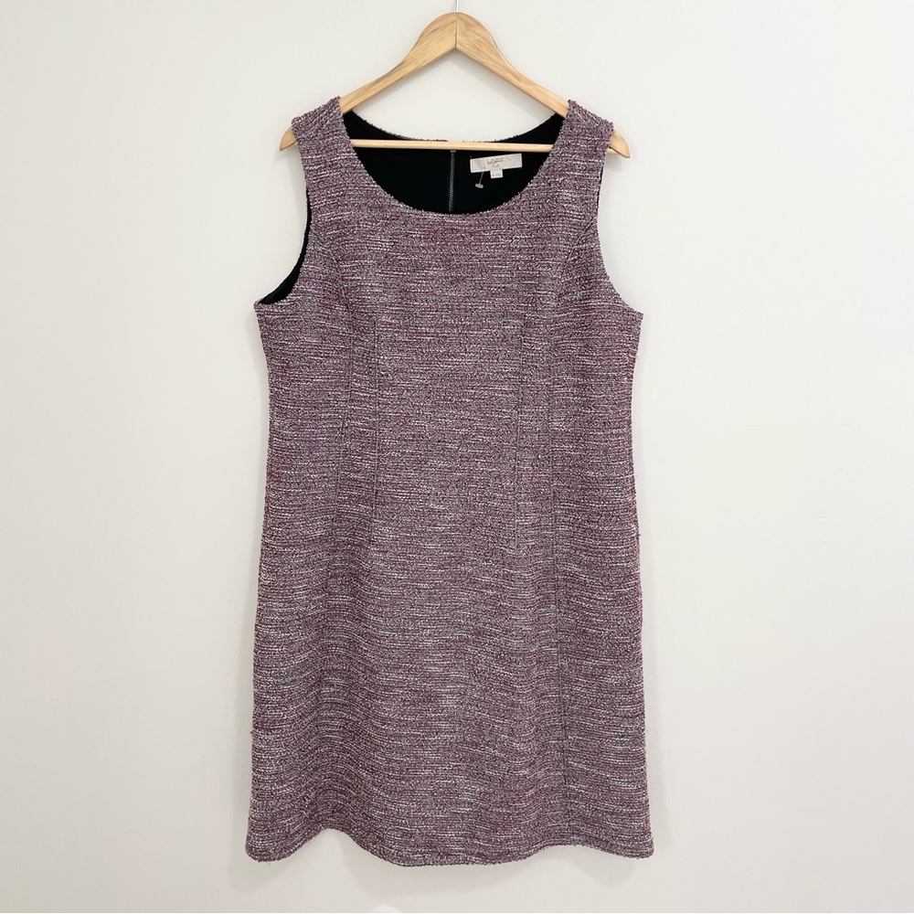 LOFT Boucle Tweed Shift Dress